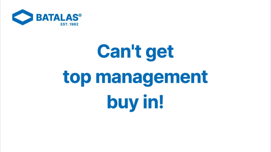 27 Cant get top management buy in Thumbnail