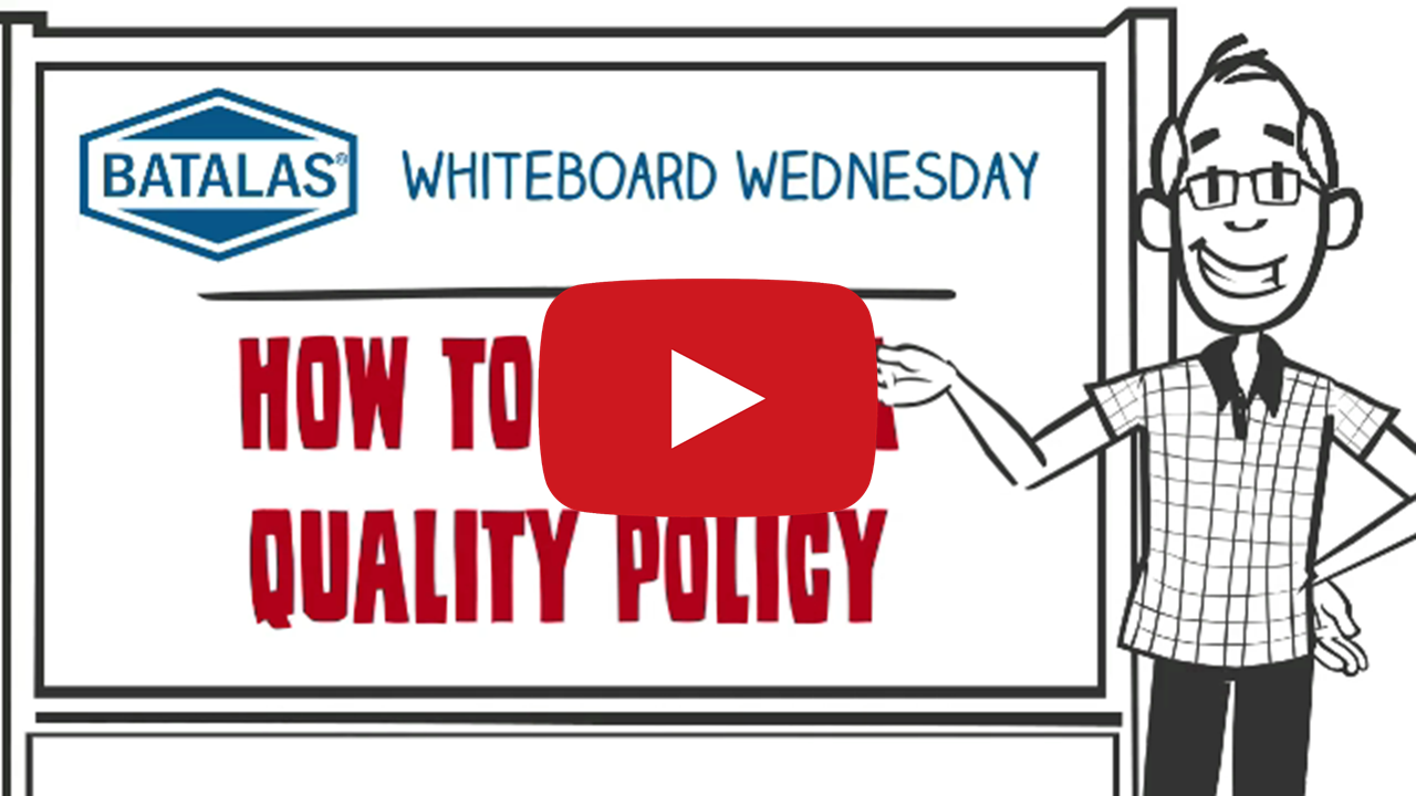 How to write a quality policy